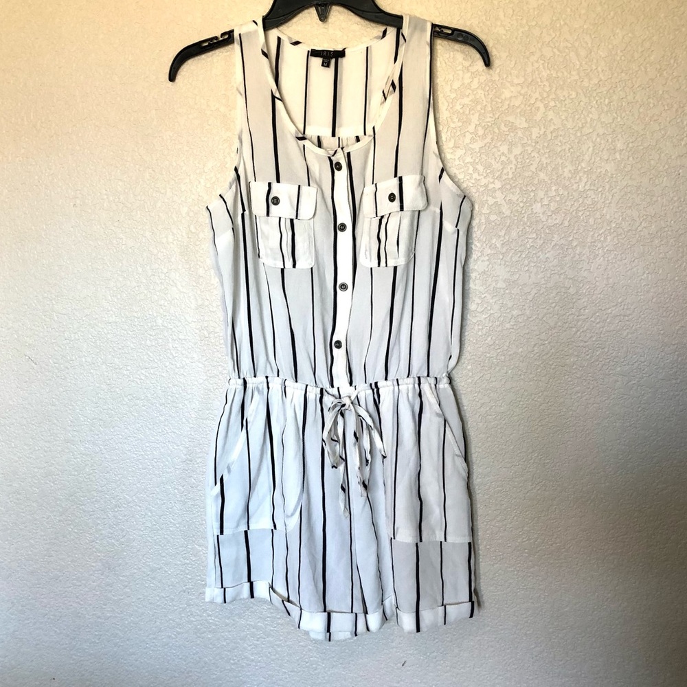 Iris Stripped Romper